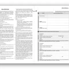 Duplikat dziennika budowy, dokumentujący przebieg robót budowlanych. Zawiera wpisy dotyczące osób pełniących funkcje i ich oświadczenia.