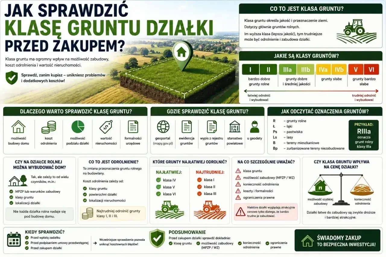 Podział gruntów budowlanych: sprawdź klasę gruntu przed zakupem, by uniknąć problemów i kosztów. Dowiedz się, jak odczytać oznaczenia i gdzie szukać informacji.